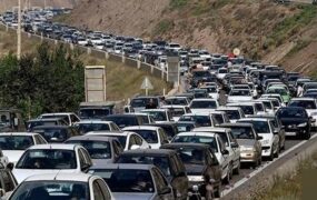 ترافیک جاده چالوس شمال