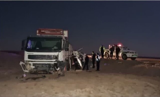 تصادف در سمنان ۵ کشته بر جای گذاشت تصادف در سمنان