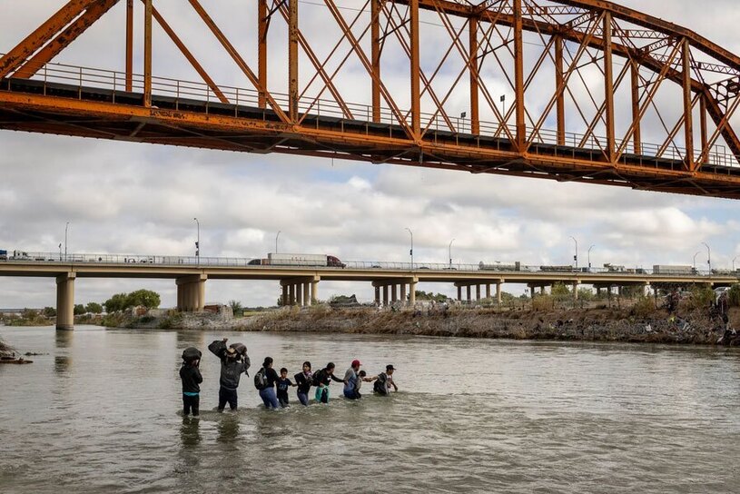 پناهجویان در مرز ال پاسو 