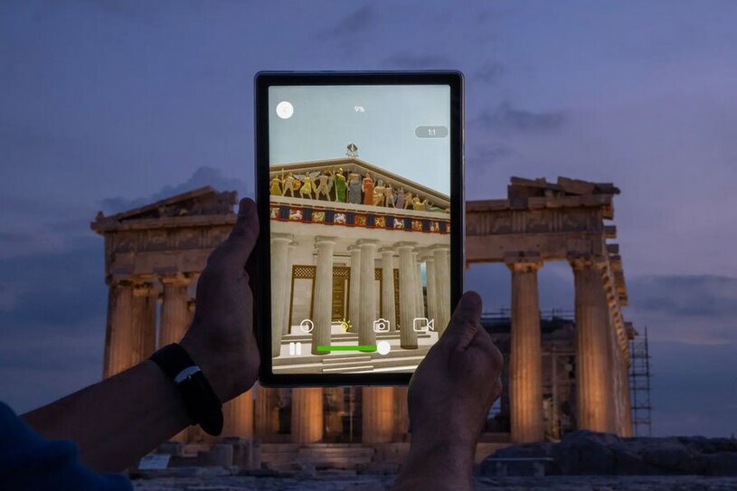 واقعیت مجازی بنای باستانی پارتنون در آتن یونان