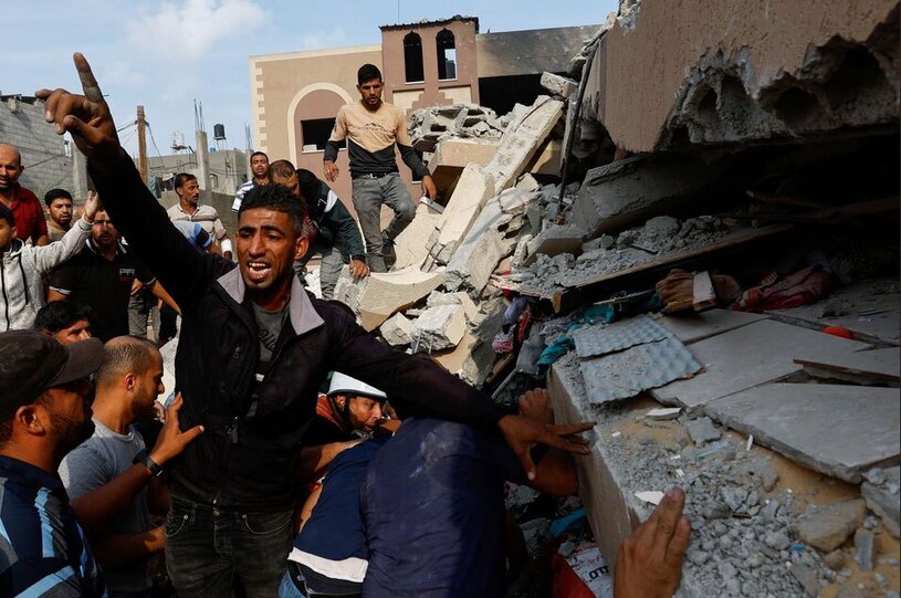 حملات هوایی اسراییل به خانه های مسکونی و غیرنظامیان در غزه