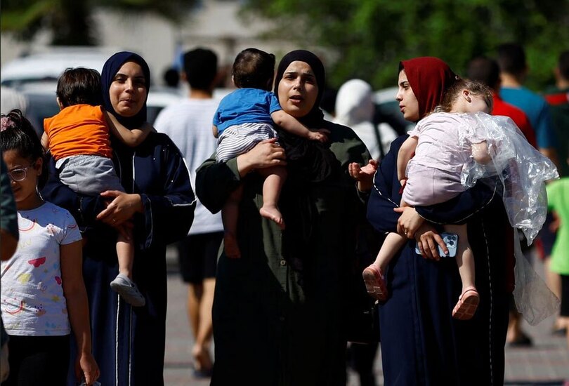 راهپیمایی بزرگ مردمی اعلام همبستگی با مردم غزه و فلسطین در شهر بیروت