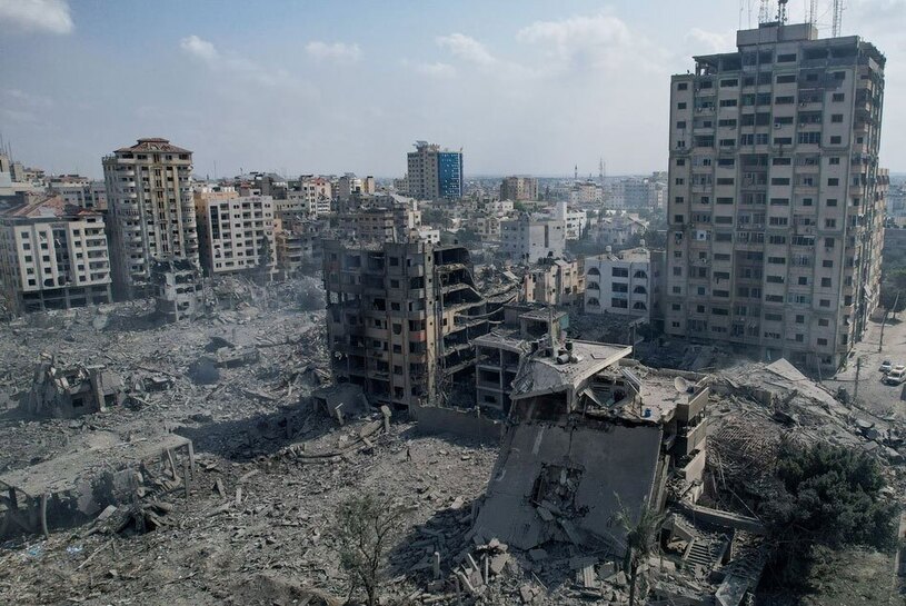 راهپیمایی بزرگ مردمی اعلام همبستگی با مردم غزه و فلسطین در شهر بیروت