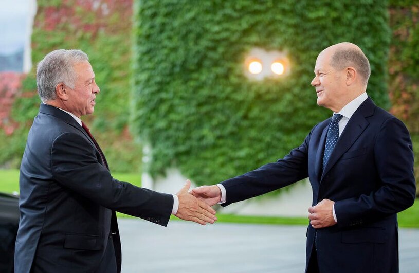 سفر پادشاه اردن به آلمان 