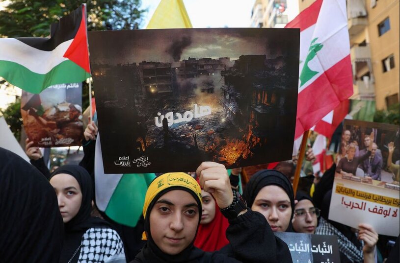 دیدنی های امروز؛ چرخش افکار عمومی جهانی بر ضد آمریکا و اسراییل تظاهرات "روز خشم" در شهر بیروت لبنان