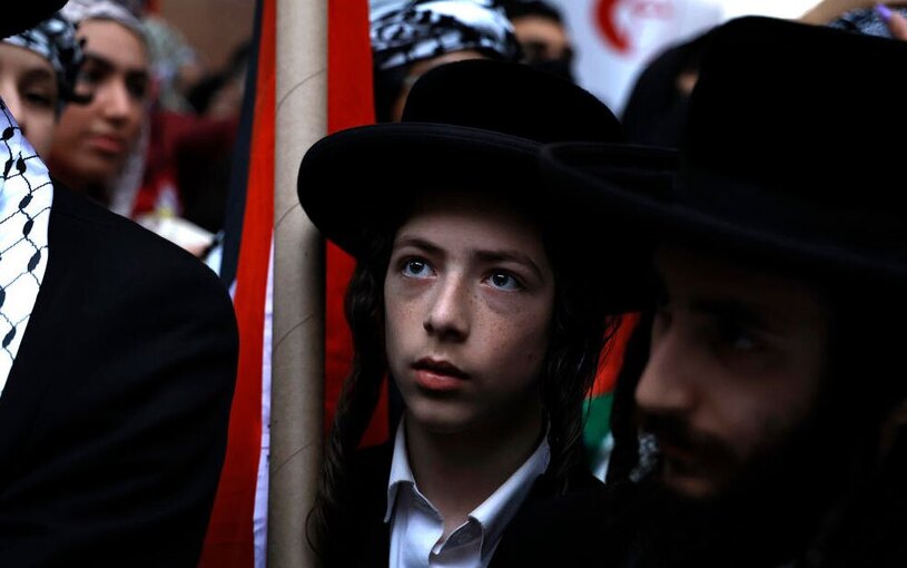 دیدنی های امروز؛ چرخش افکار عمومی جهانی بر ضد آمریکا و اسراییل یهودیان ضداسراییلی در تظاهرات حامیان فلسطین