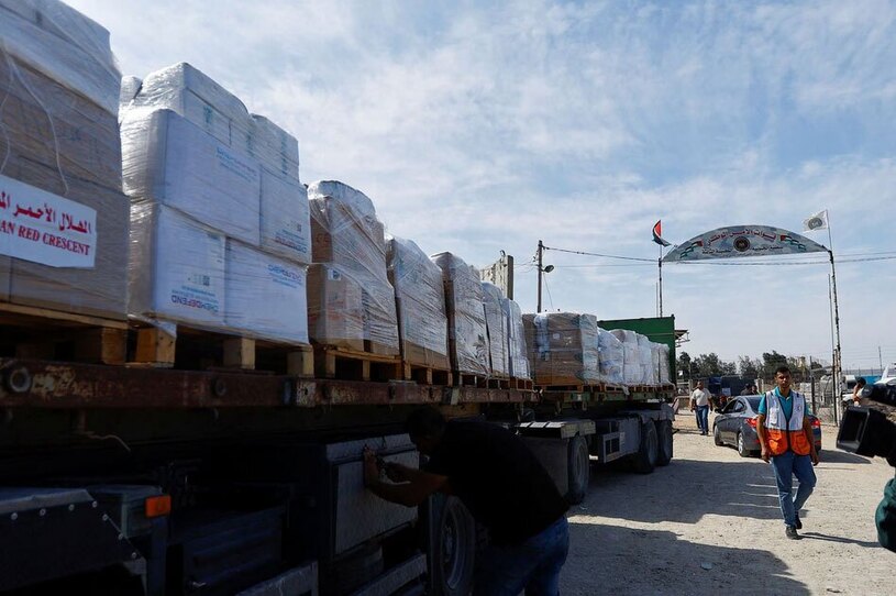 کاروان کمک های بشردوستانه غزه