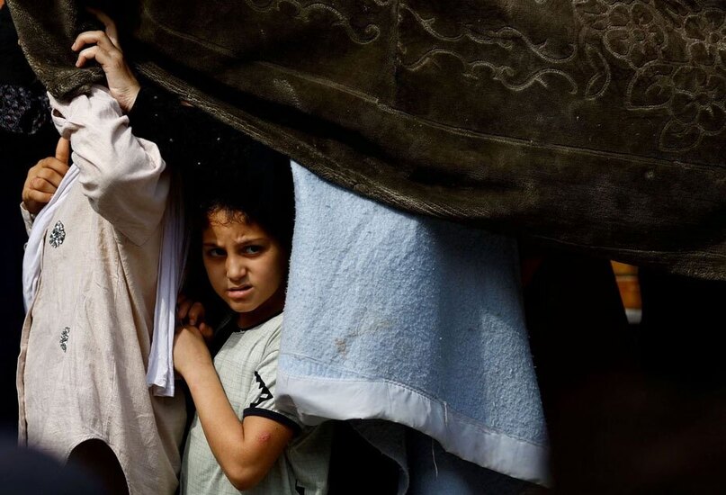 اردوگاه آوارگان جنگی در خان یونس