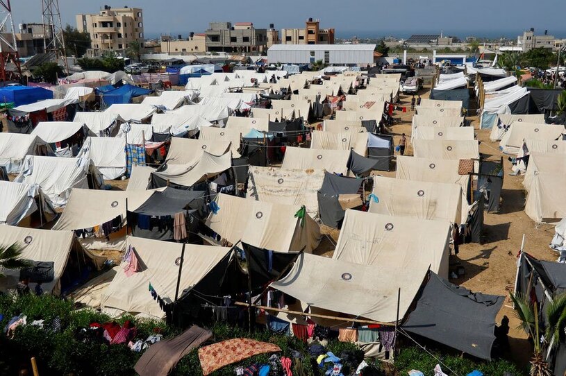 اردوگاه آوارگان جنگی در خان یونس