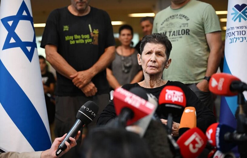 دیدنی های امروز؛ از جنگ غزه تا بازی های پاراآسیایی هانگژو نشست خبری پیرزن اسراییلی پس از آزادی از اسارت حماس