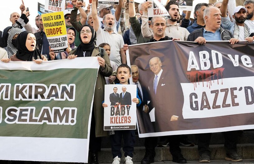 دیدنی های امروز؛ حمایت جهانی از فلسطین همزمان با تشدید کشتار اسراییل در غزه تظاهرات در محکومیت نسل کشی اسراییل