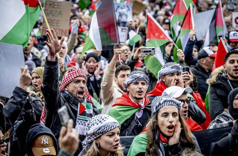 دیدنی های امروز؛ از صدسالگی جمهوری ترکیه تا تظاهرات علیه نسل کشی اسراییل در غزه تظاهرات حامیان فلسطین و آتش بس فوری