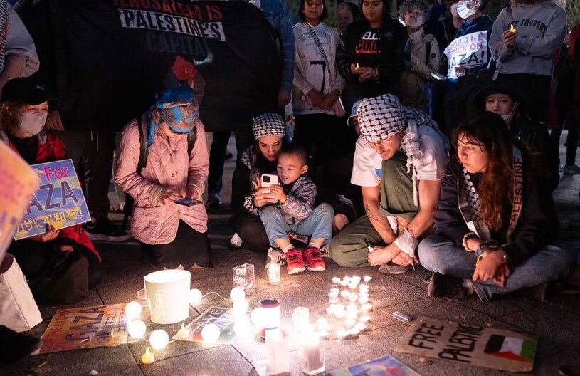 دیدنی های امروز؛ از صدسالگی جمهوری ترکیه تا تظاهرات علیه نسل کشی اسراییل در غزه روشن کردن شمع در شهر توکیو ژاپن