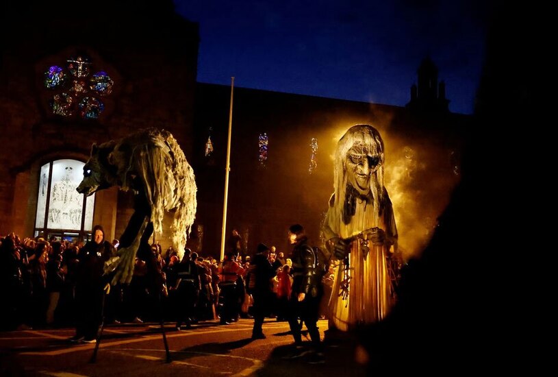 دیدنی های امروز؛ از جشن هالوین در دنیا تا وحشت هالوین در غزه جشن هالوین در ایرلند