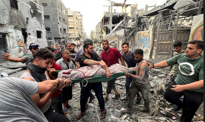 دیدنی های امروز؛ از جشن هالوین در دنیا تا وحشت هالوین در غزه ادامه بمباران خانه های مسکونی مردم غزه