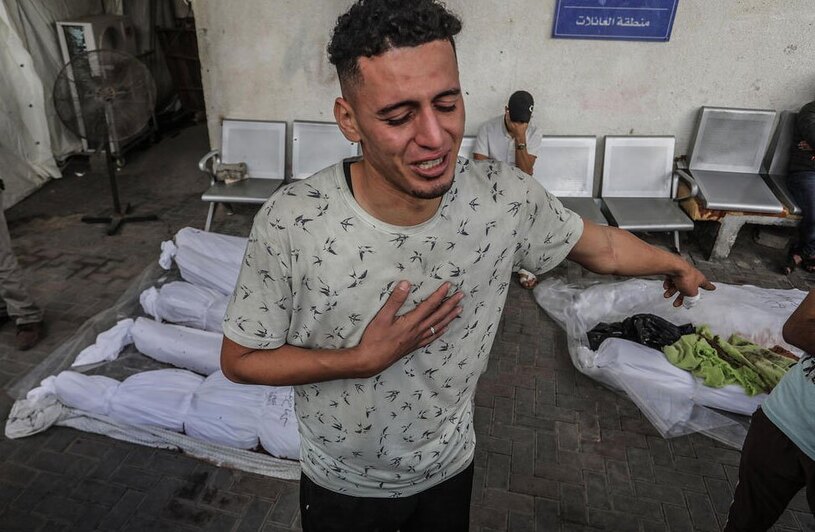 دیدنی های امروز؛ از جشن هالوین در دنیا تا وحشت هالوین در غزه پیکر شهدای حملات اسراییل