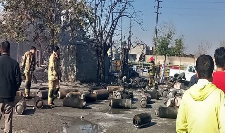 انفجار سیلندر گاز