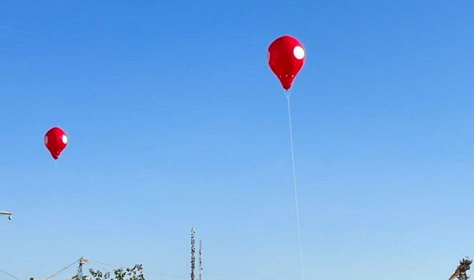 بالن های قرمزآسمان تهران