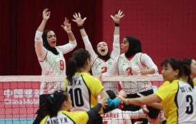 والیبال نشسته بانوان ایران نایب قهرمان