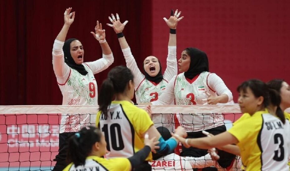 والیبال نشسته بانوان ایران نایب قهرمان