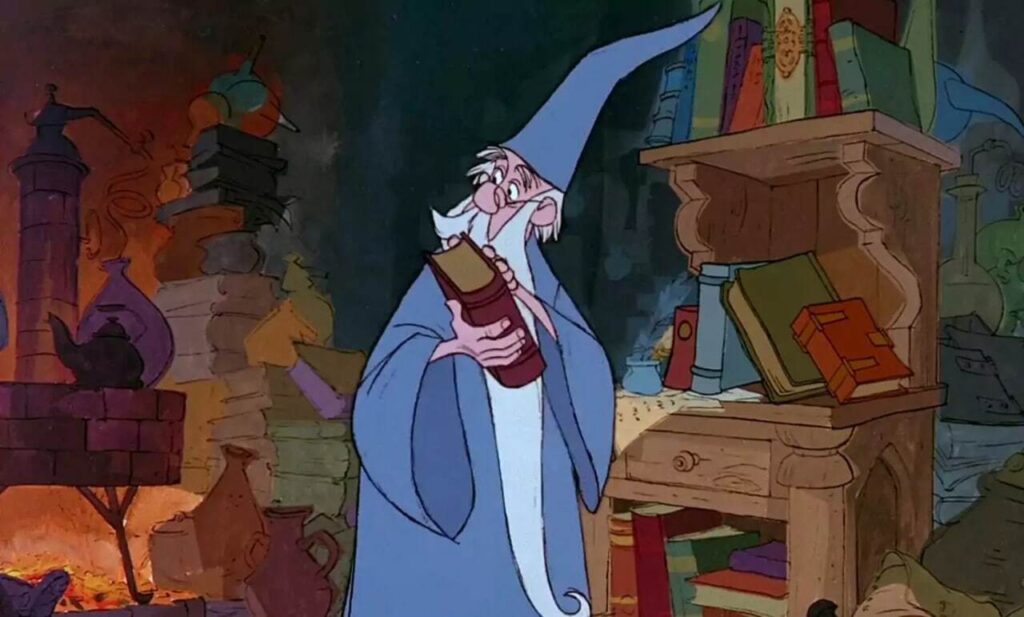 7 جادوگر برتر دنیای سینما مرلین در «شمشیر در سنگ»