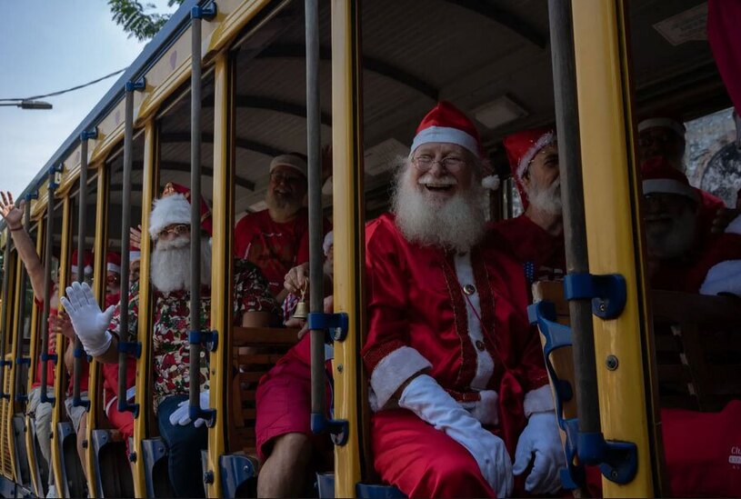 آغاز فصل فعالیت بابانوئل های برزیلی 