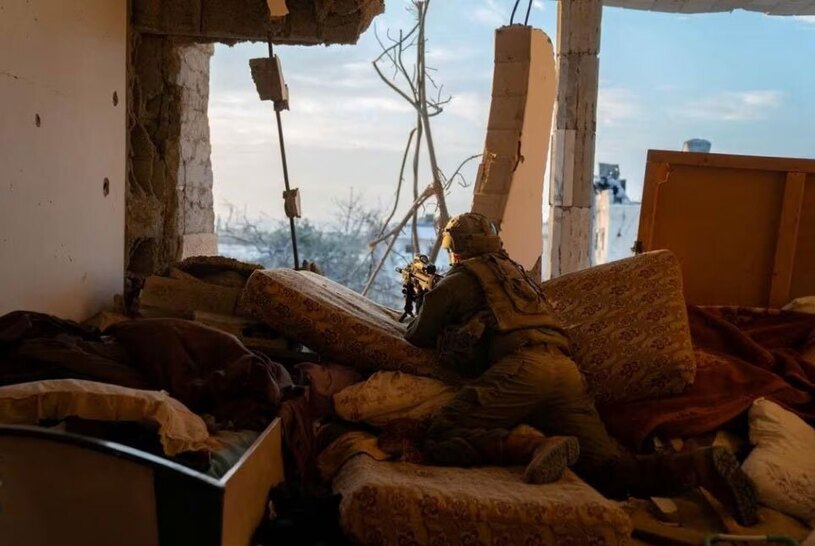 نیروهای اسراییلی در مناطقی از نوار غزه