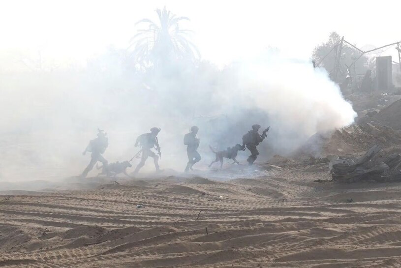 نبرد سنگین زمینی و چریکی بین نیروهای مقاومت فلسطین با نیروهای متجاوز اسراییلی