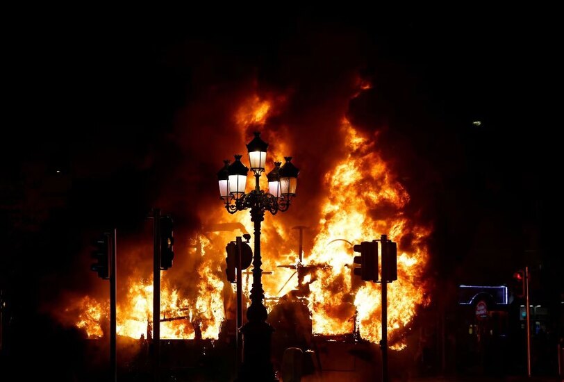 شورش گسترده در شهر دوبلین ایرلند