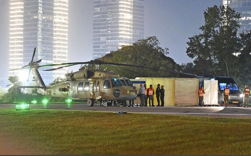 انتقال اسرای آزاد شده اسراییلی از سوی حماس