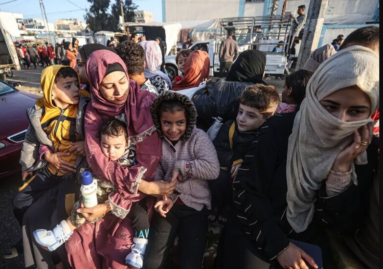 بازگشت مردم به مناطق شمالی غزه 