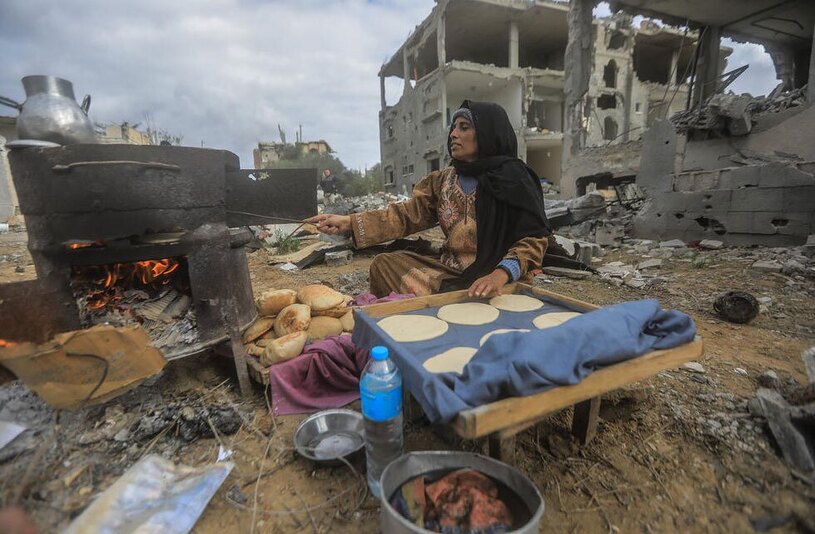 شهر خان یونس در جنوب نوار غزه