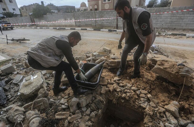 تیم کشف و خنثی سازی بمب حماس