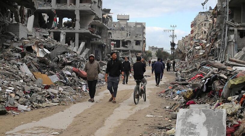 منطقه "بیت لاحیا" در شمال نوار غزه