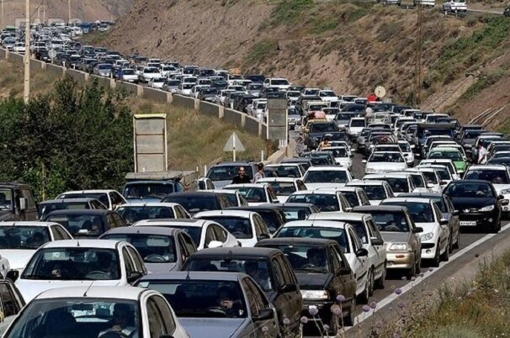 ترافیک جاده چالوس