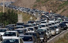 ترافیک جاده چالوس