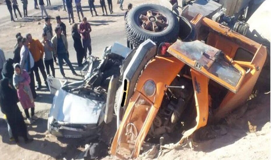 تصادف مرگبار کارکنان شبکه بهداشت