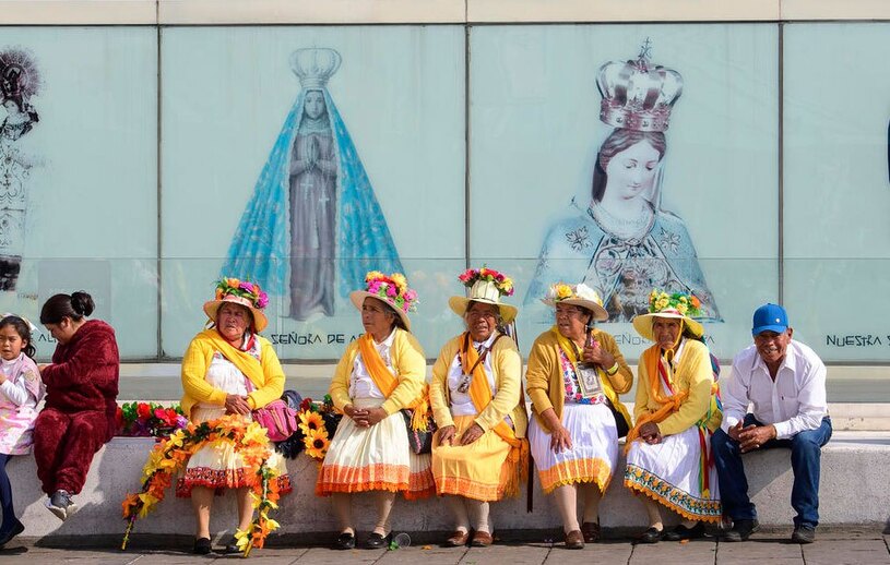 زائران مسیحی کاتولیک از سراسر کشور مکزیک به مناسبت جشن "باکره گوادالوپ" 