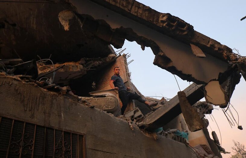 حملات هوایی اسراییل به شهر دیرالبلح