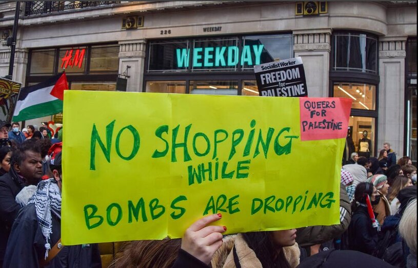 دیدنی های امروز؛ کریسمس خونین 2023 تظاهرات هفتگی حامیان فلسطین در لندن