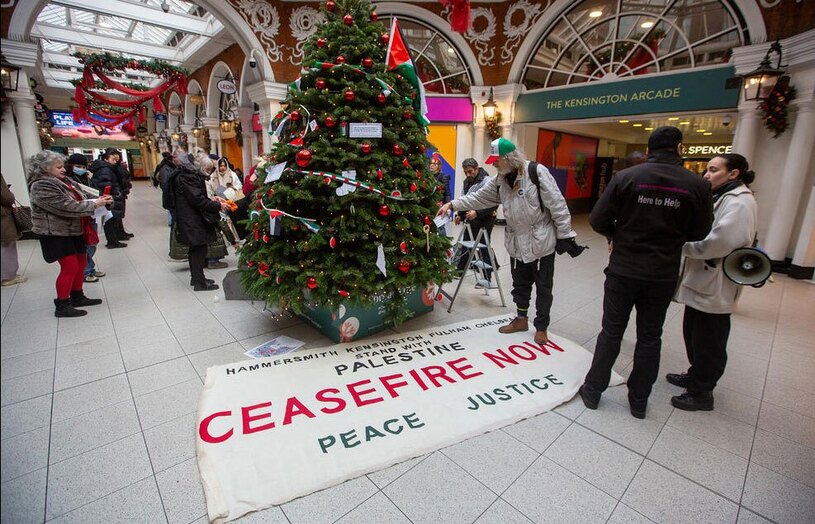 دیدنی های امروز؛ کریسمس خونین 2023 تظاهرات هفتگی حامیان فلسطین در لندن