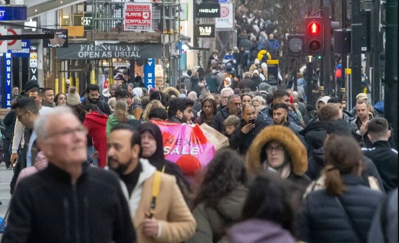 شلوغی خیابان آکسفورد لندن