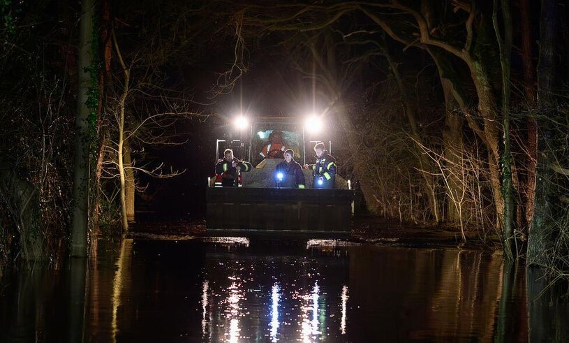 امدادرسانی به سیلزدگان در آلمان