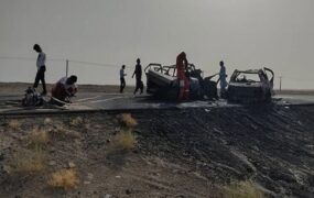 اولین تصاویر از تصادف مرگبار در شرق کرمان