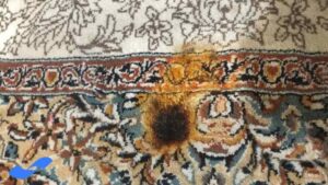 سوختگی فرش و رفوی آن