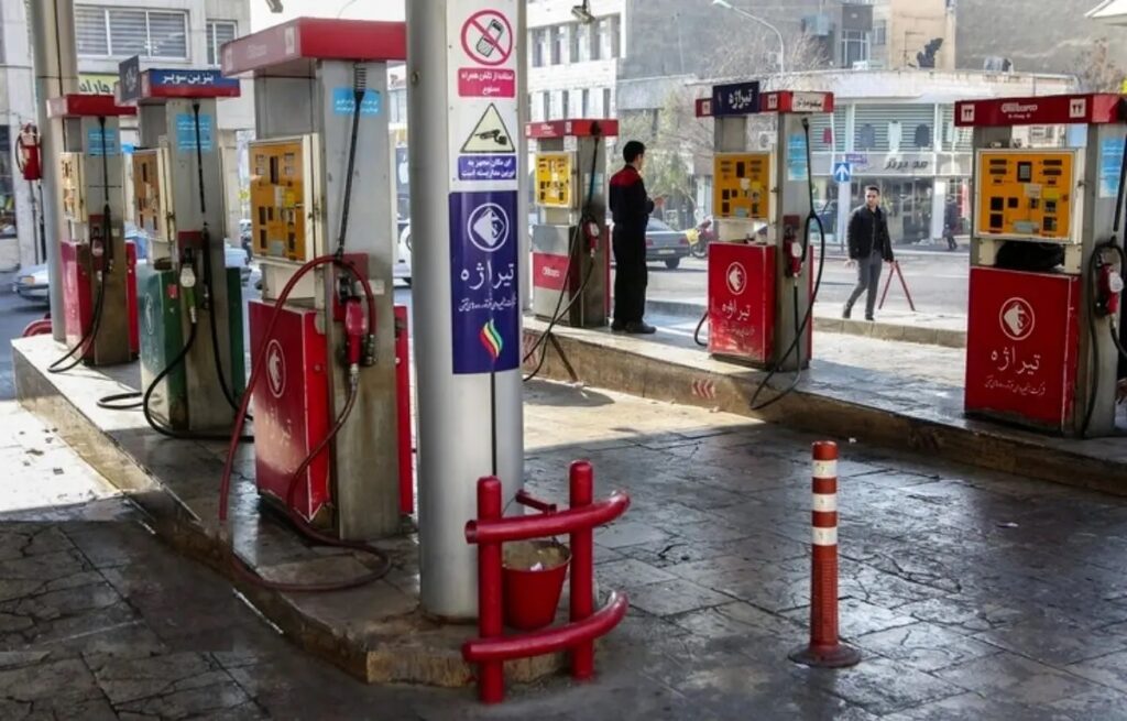 پمپ بنزین قطعی