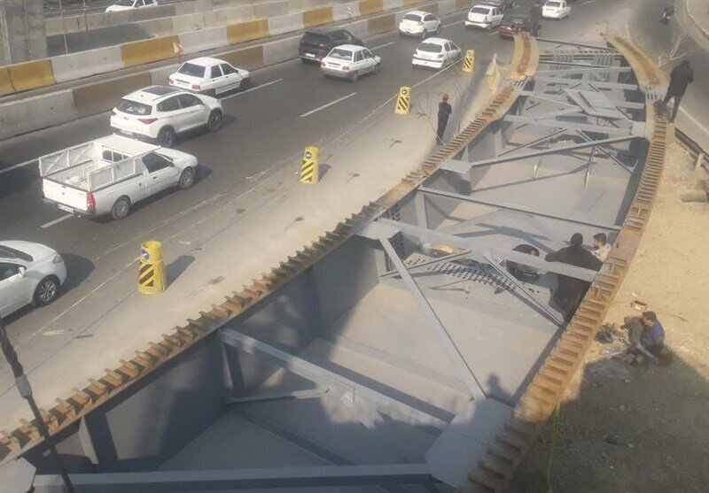 عملیات عمرانی بزرگراه چمران