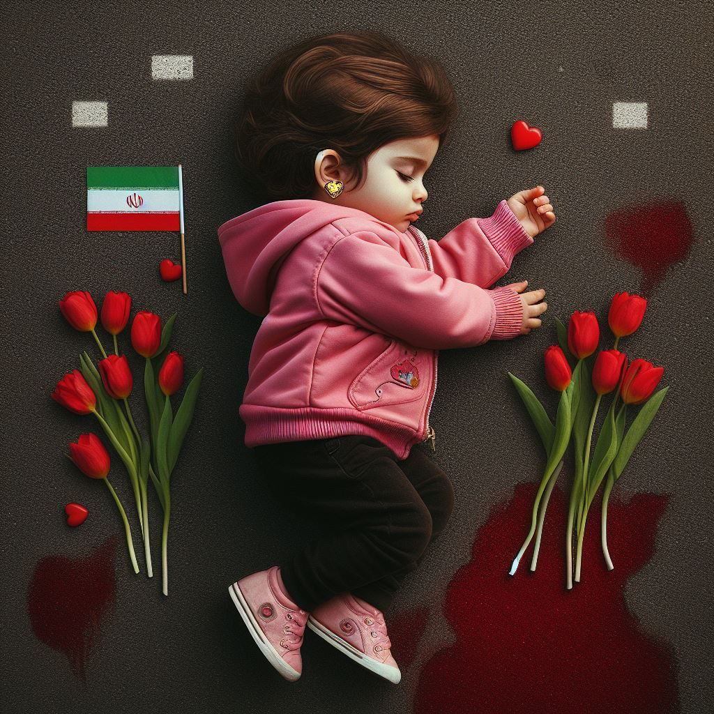 تصویرسازی هوش مصنوعی از دختر کاپشن صورتی