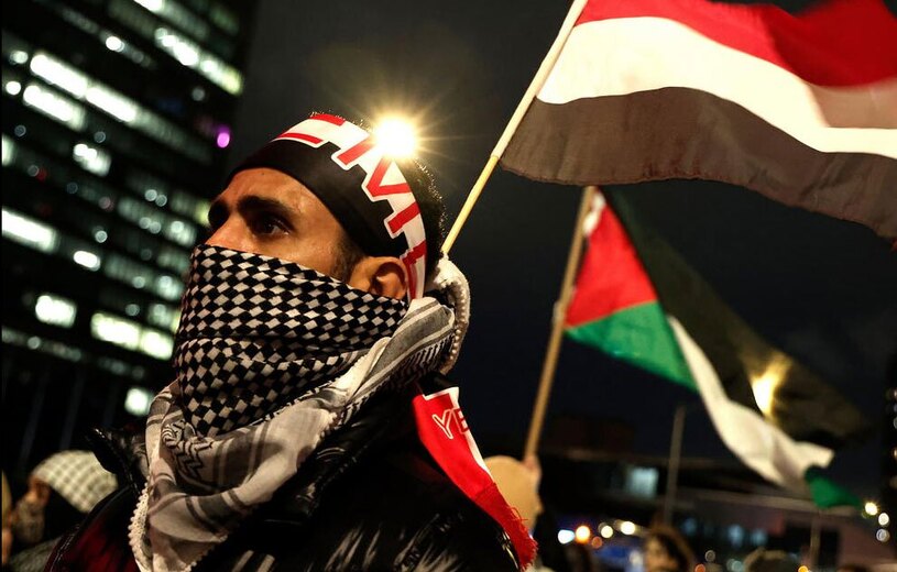 دیدنی های امروز؛ از محاکمه اسراییل در لاهه تا حمله آمریکا به یمن تظاهرات در شهر نیویورک آمریکا