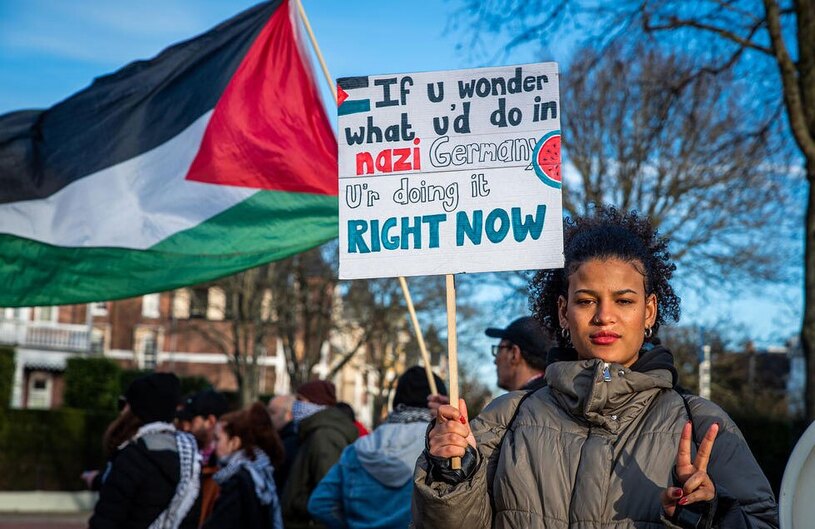 دیدنی های امروز؛ از حرکت بزرگ ترین کشتی تفریحی جهان تا کارناوال ونیز تظاهرات حامیان فلسطین در هلند